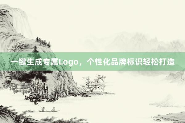 一键生成专属Logo，个性化品牌标识轻松打造