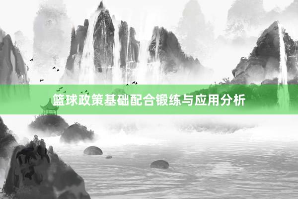 篮球政策基础配合锻练与应用分析